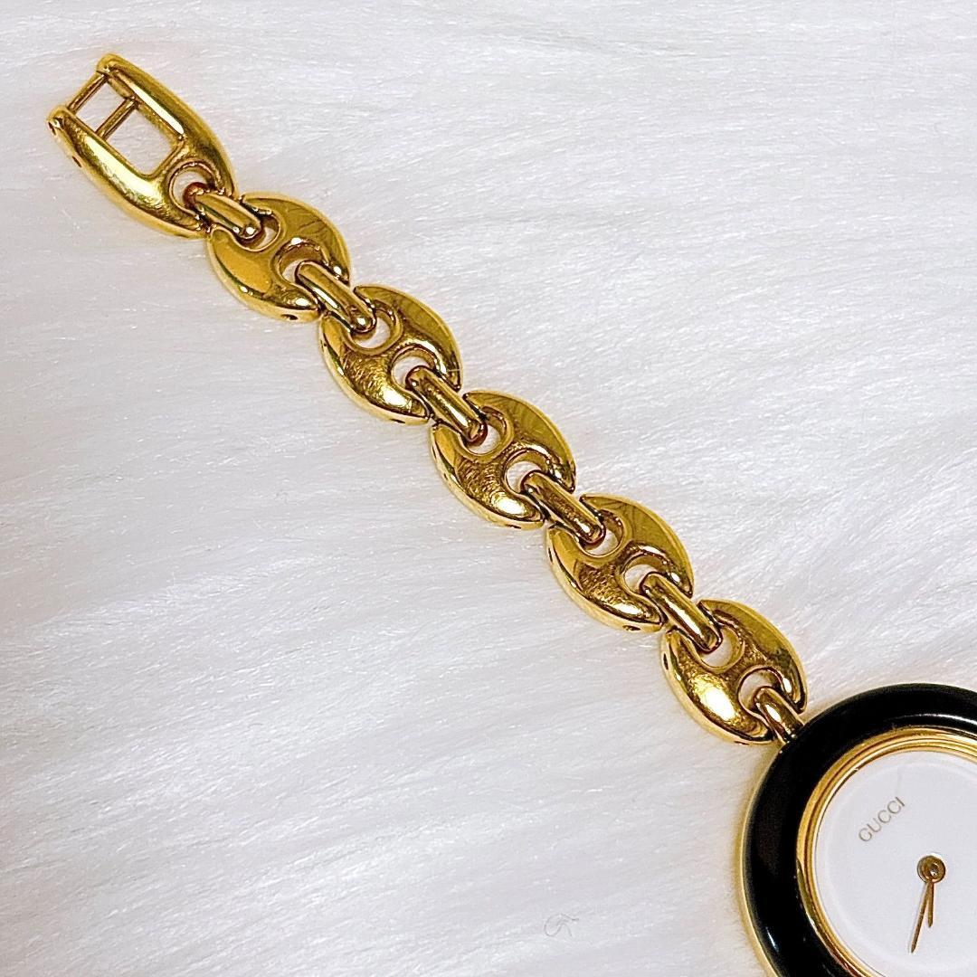 グッチ　電池交換済　11/12.2 チェンジベゼルウォッチ　6色チェーンウォッチ
