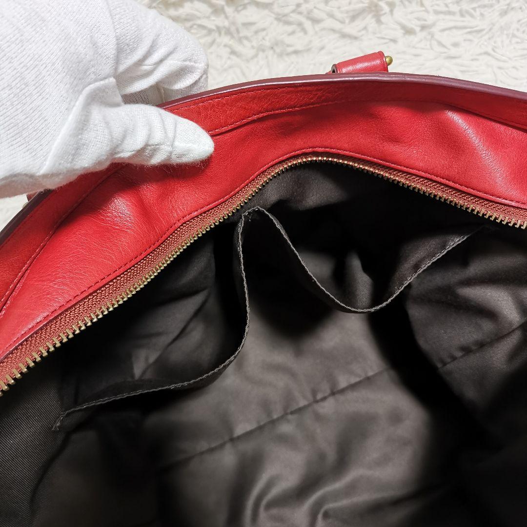 COACH トートバック ロゴ刻印 ゴールド金具 レザー