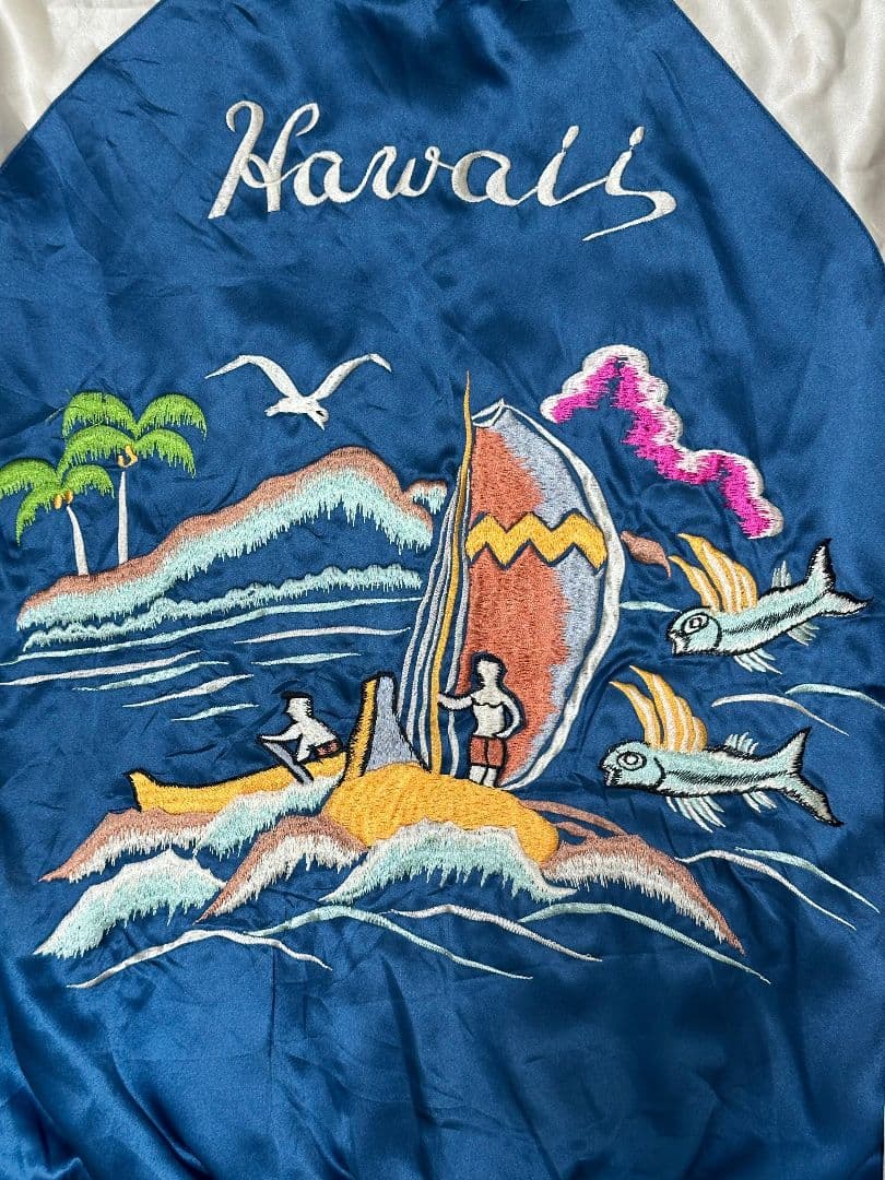 激レア テーラー東洋 90s ヴィンテージ スカジャン リバーシブル 虎 ハワイ