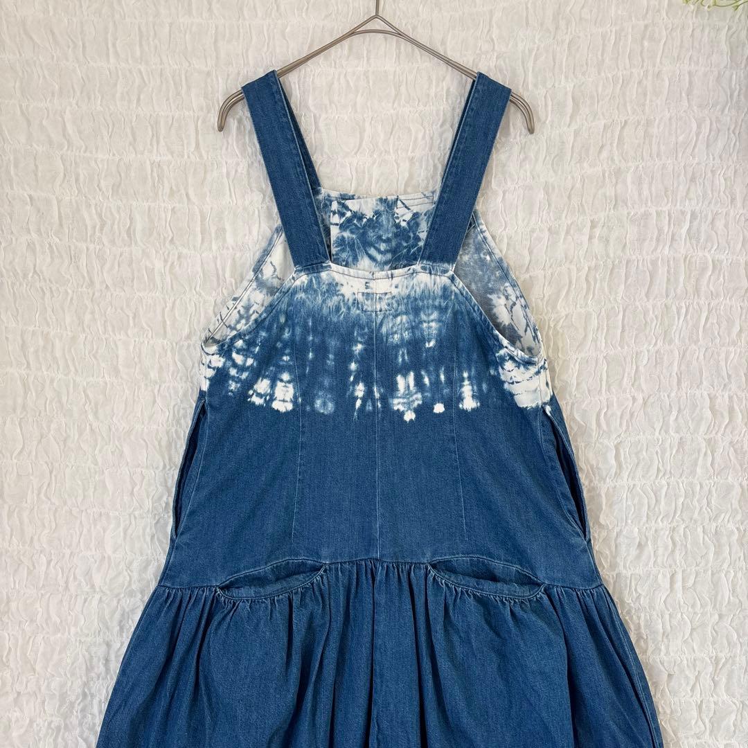 KOUNTRYキャピタル タイダイ インディゴ デニム サロペット オールイン