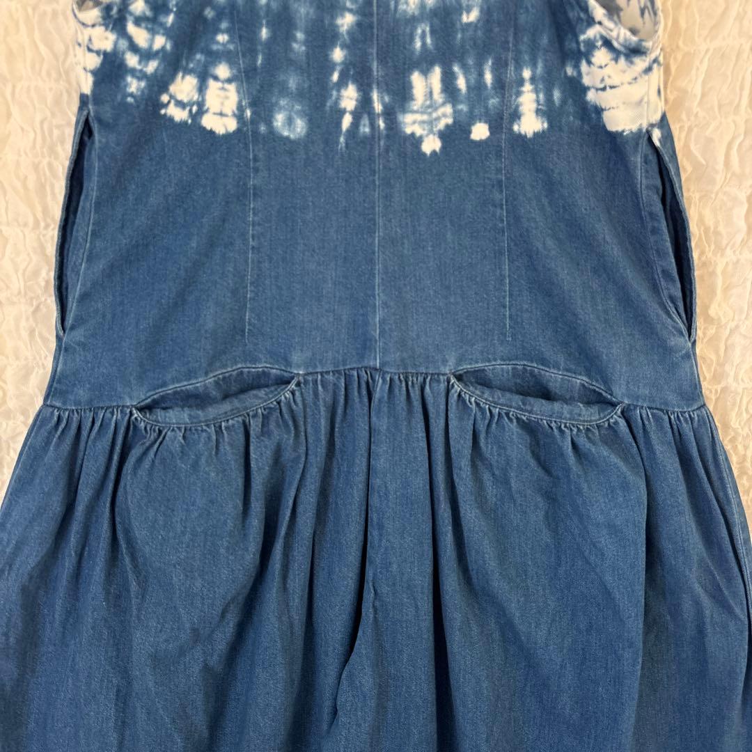 KOUNTRYキャピタル タイダイ インディゴ デニム サロペット オールイン
