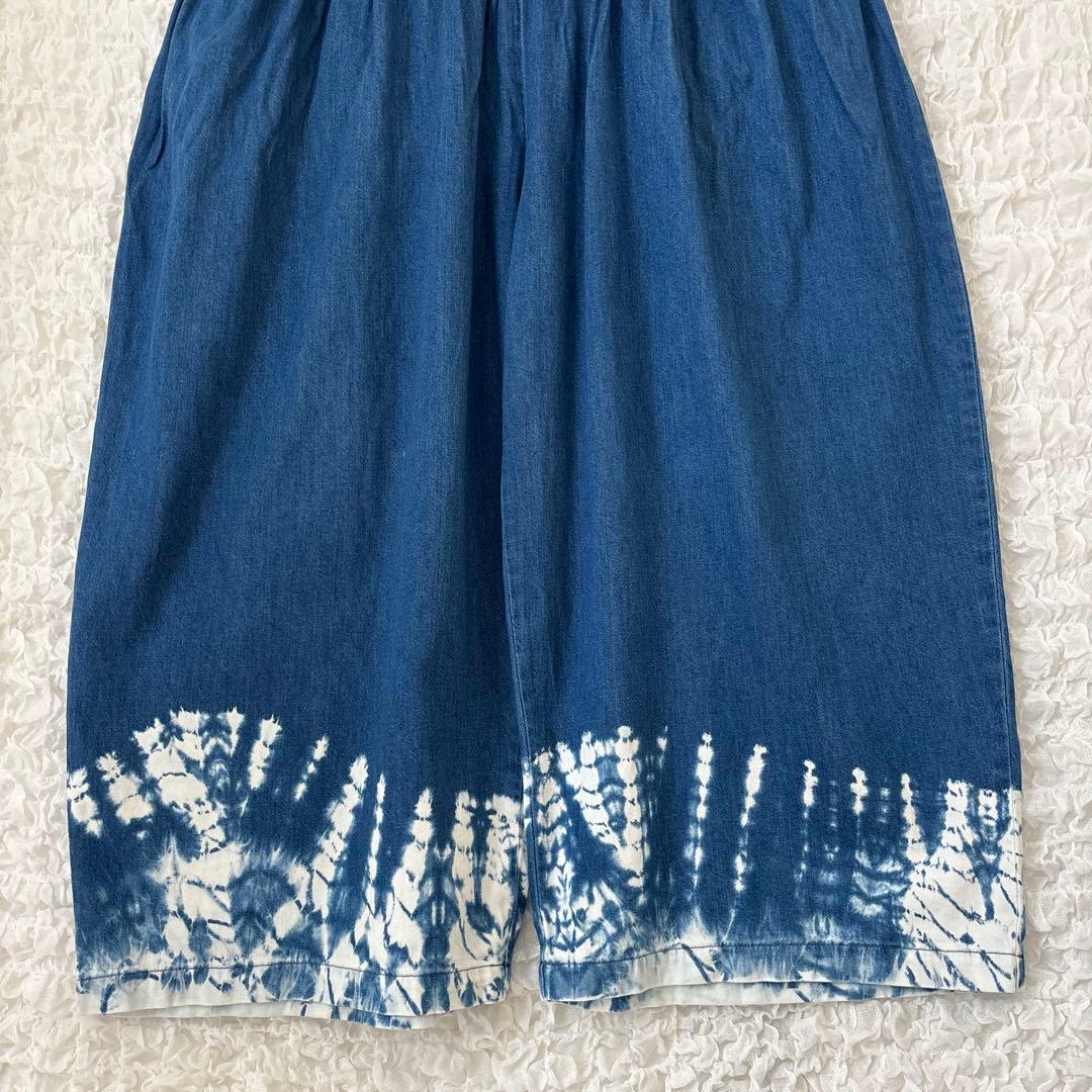KOUNTRYキャピタル タイダイ インディゴ デニム サロペット オールイン