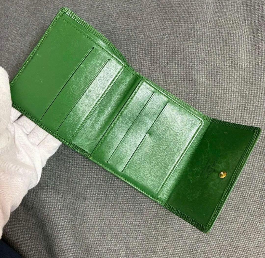 ☆*☆様 ルイヴィトン エピ ポルトモネビエカルトクレディ Wホック財布 グリー