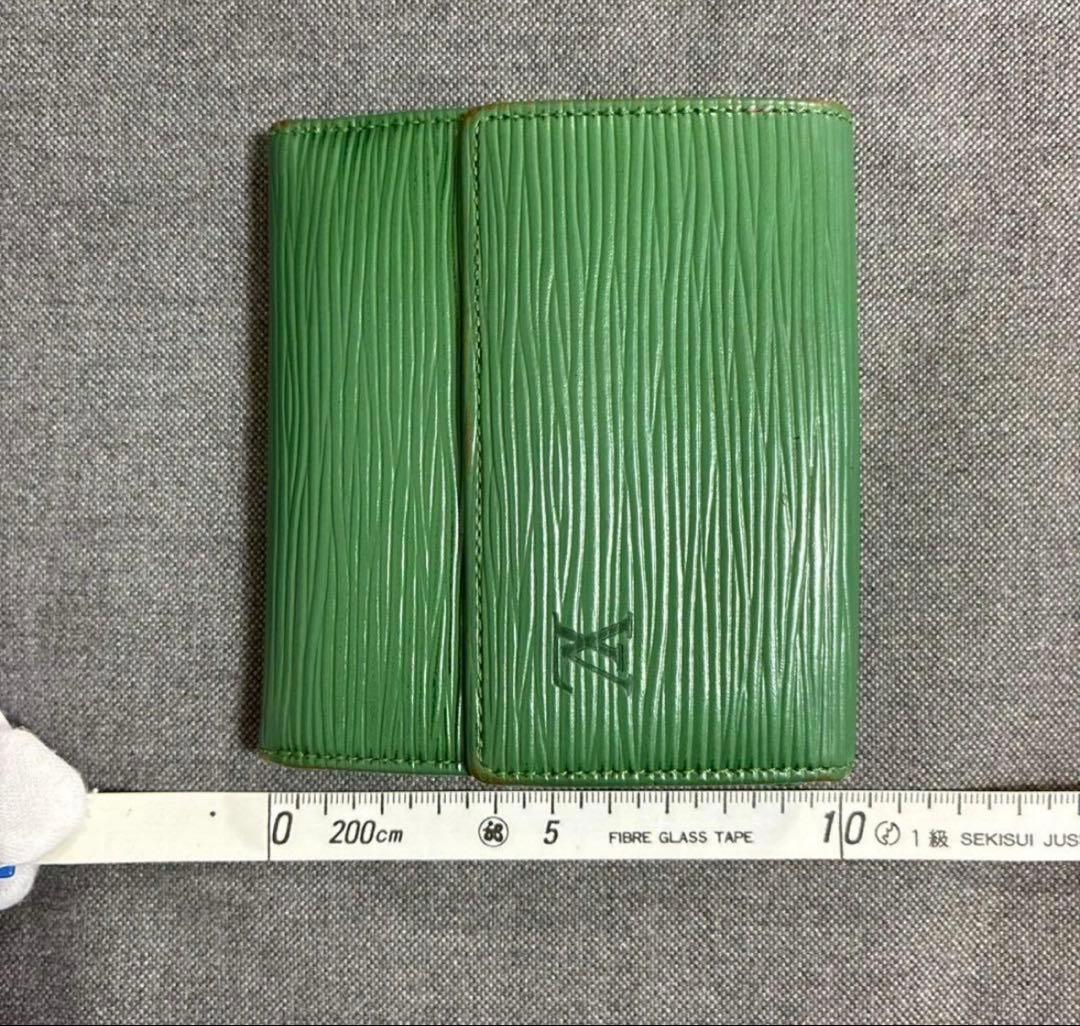 ☆*☆様 ルイヴィトン エピ ポルトモネビエカルトクレディ Wホック財布 グリー