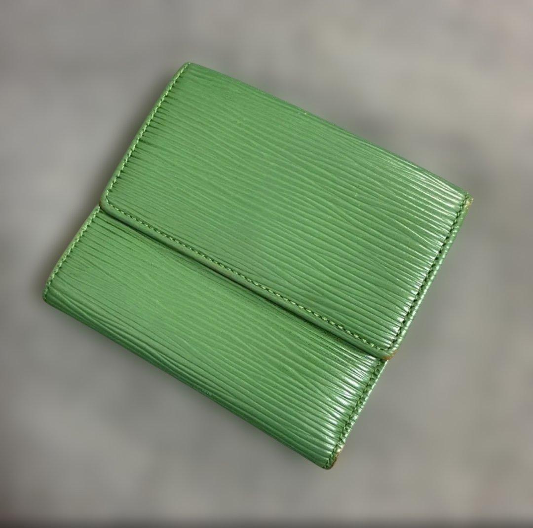 ☆*☆様 ルイヴィトン エピ ポルトモネビエカルトクレディ Wホック財布 グリー