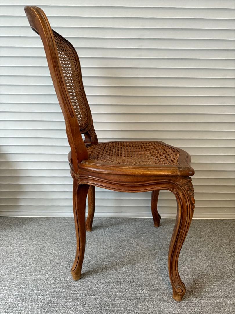 【2脚★刻印アリ】フランス アンティークチェア ダイニングチェア