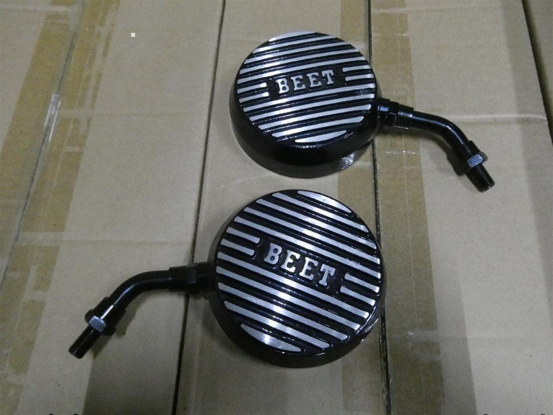 ロゴ有　アルフィンミラー　ショート　汎用　10mm　BEET　キジマ