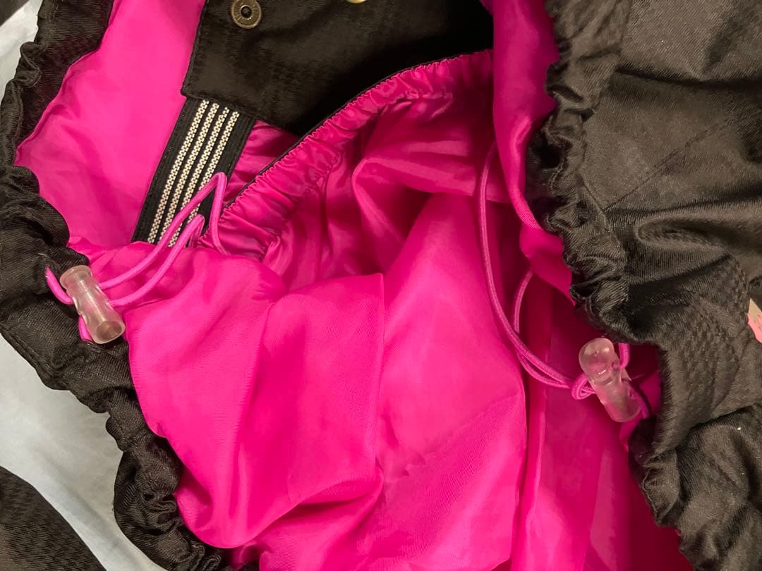 Woods 子ども用スキーウェア 黒/ピンク170cm