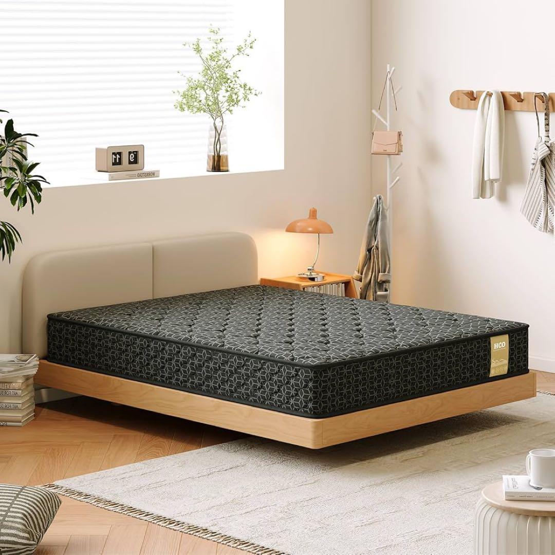 [HCO]極暑マットレス シングル 22cm 高反発静音(ブラック)