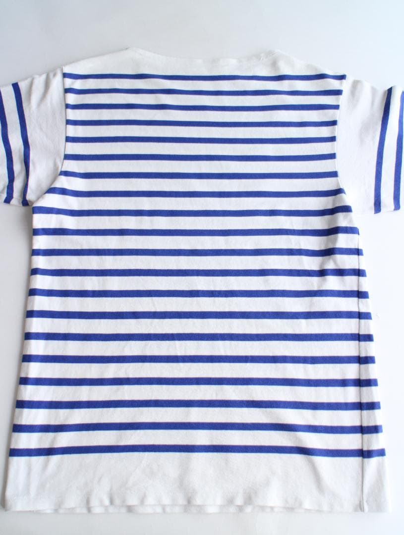 90s　フランス海軍　ボーダーバスクシャツ ナヴァル　NAVAL【GG0042