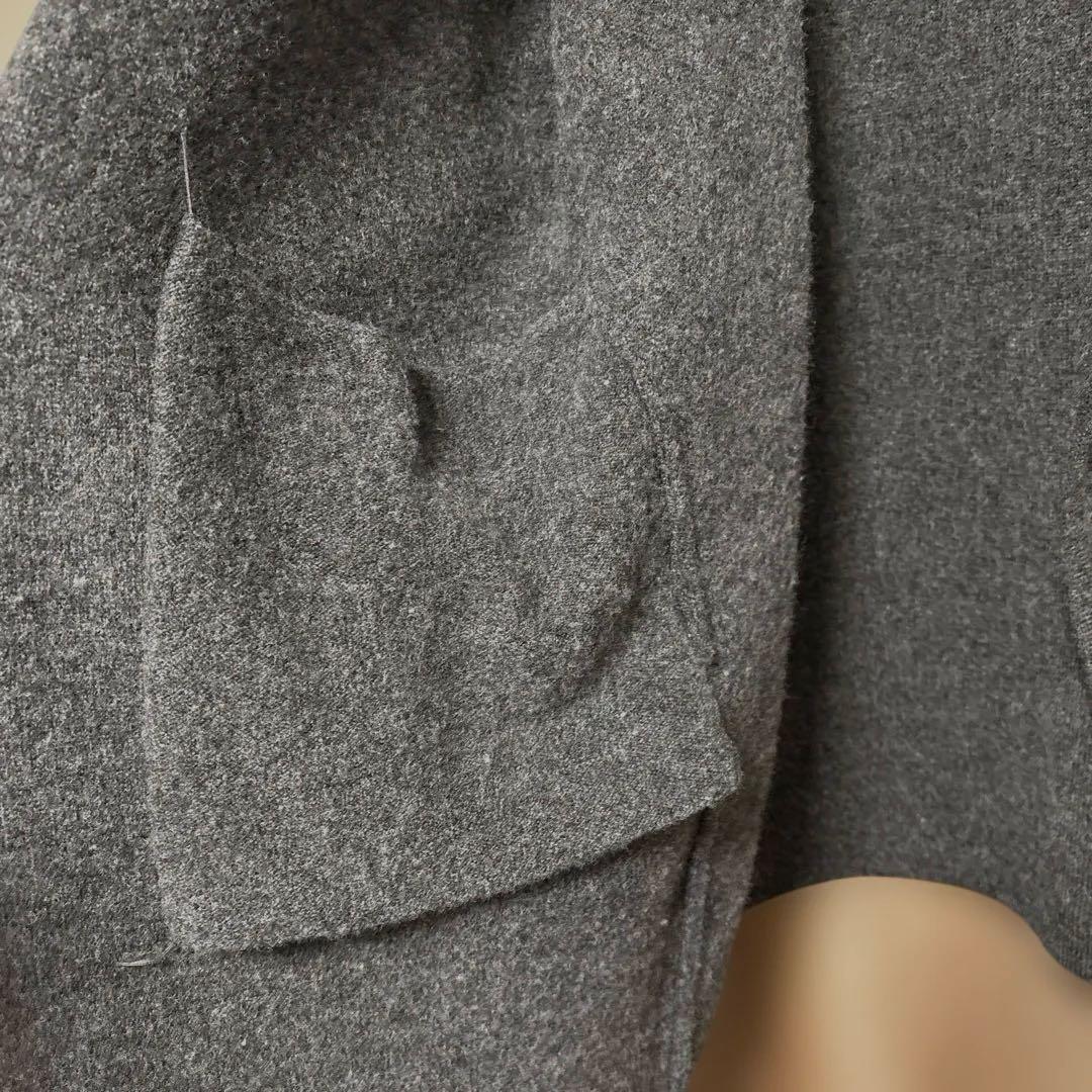 CASA FLINE メリノウールドレープコート