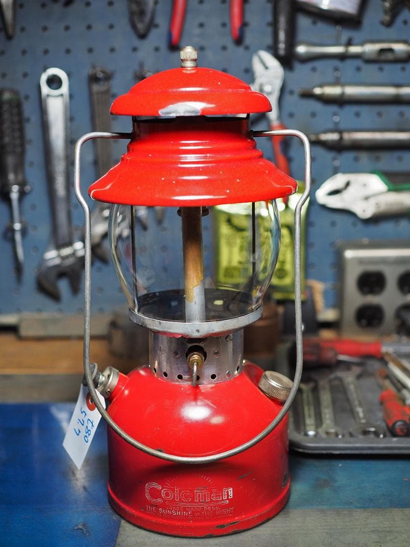 燃焼絶好調1957年7月 コールマン 200A ランタン（イエローボーダーt80