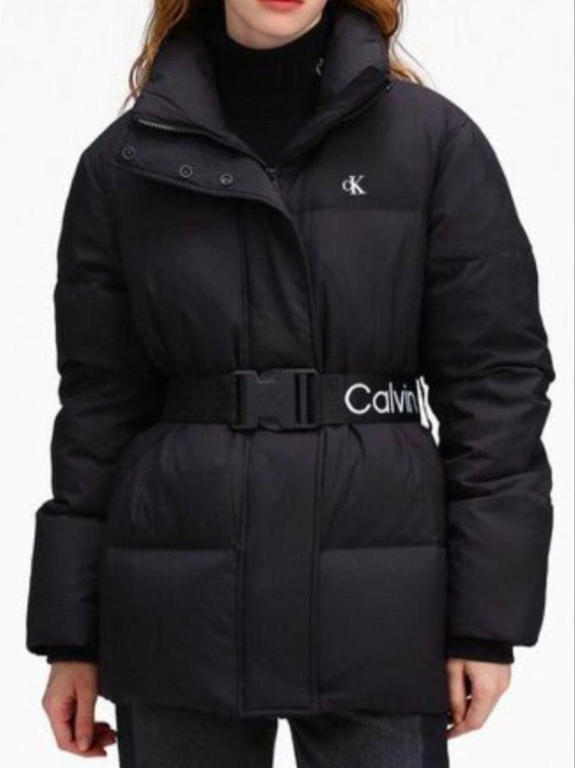 引越しセール！カルバンクライン　ベルト付き　ダウンジャケット