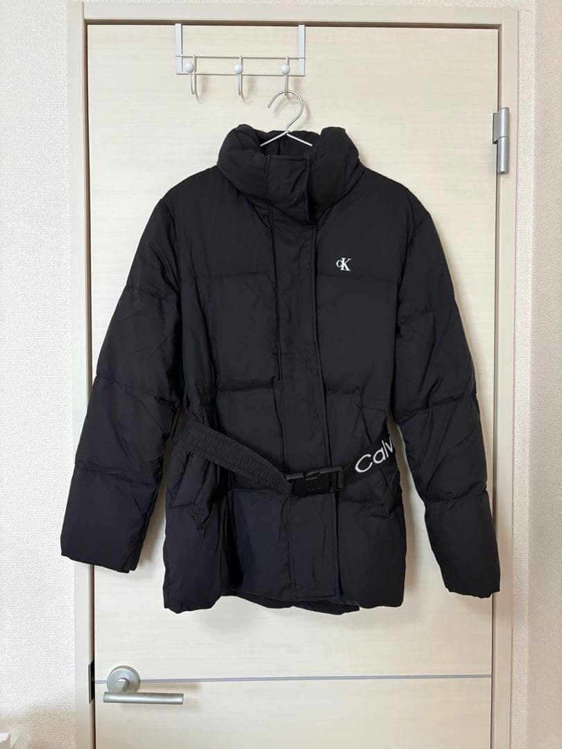 引越しセール！カルバンクライン　ベルト付き　ダウンジャケット