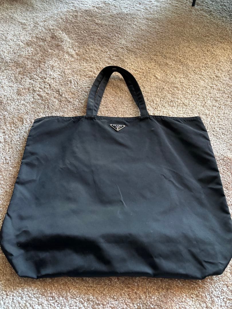 PRADA プラダ　ロボット❗️トートバック　ブラック　ギャランティカードあり❗️