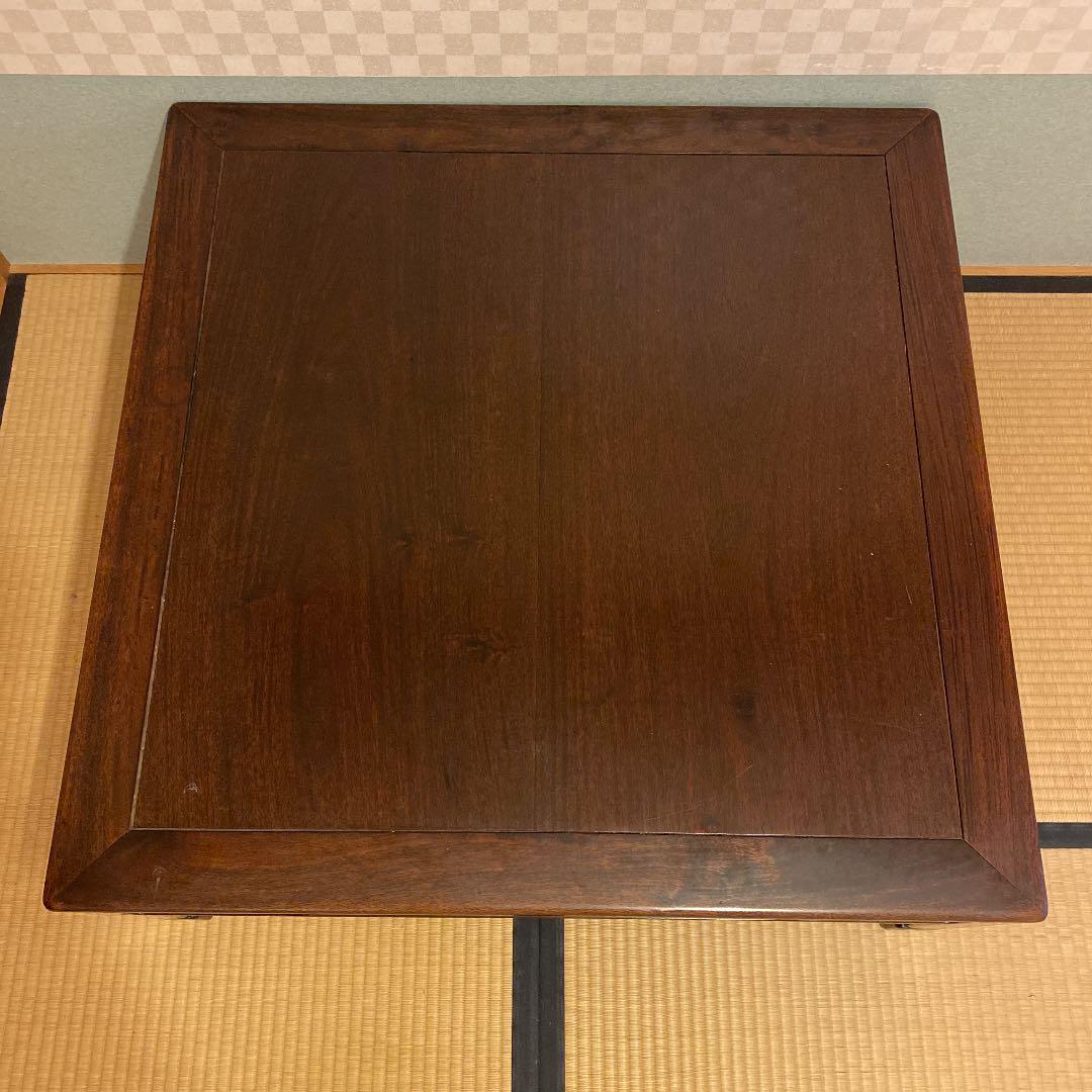 唐木のローテーブル、骨董品