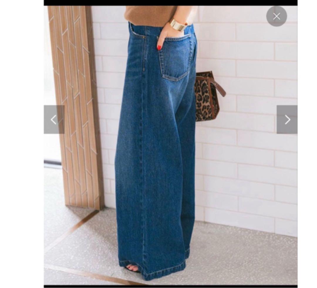 Spick&Span スピック&スパン　バギーデニム