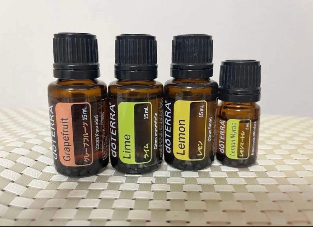 doTERRA 柑橘4本セット グレープフルーツ　レモン　ライム レモンマートル