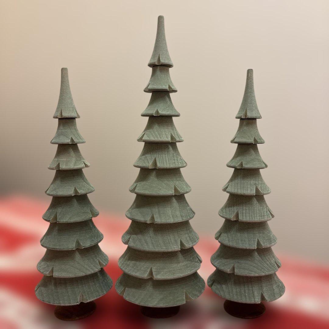 ドイツ製　クリスマスツリー　3本