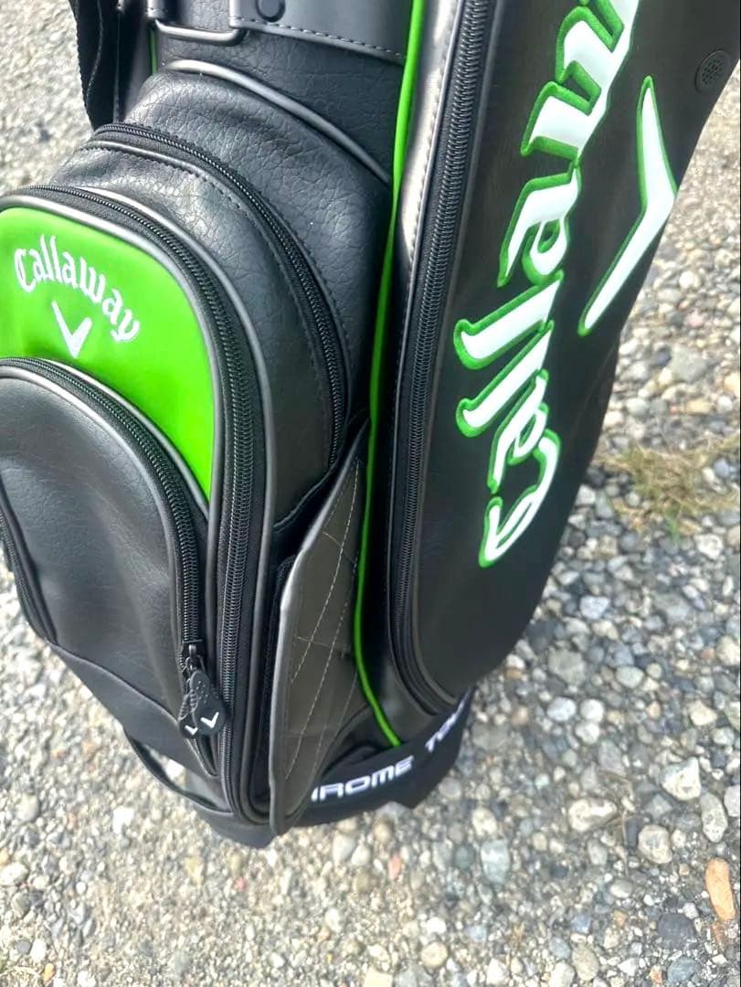【極美品】Callaway Elyte スタンドバッグ ブラック/グリーン