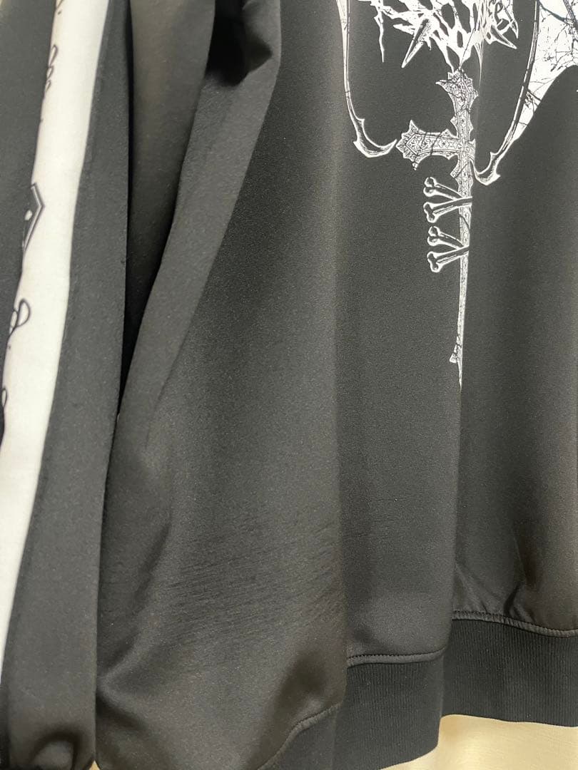 DimMoire ディムモアール ロゴプリント ジャージ トップス　BLACK