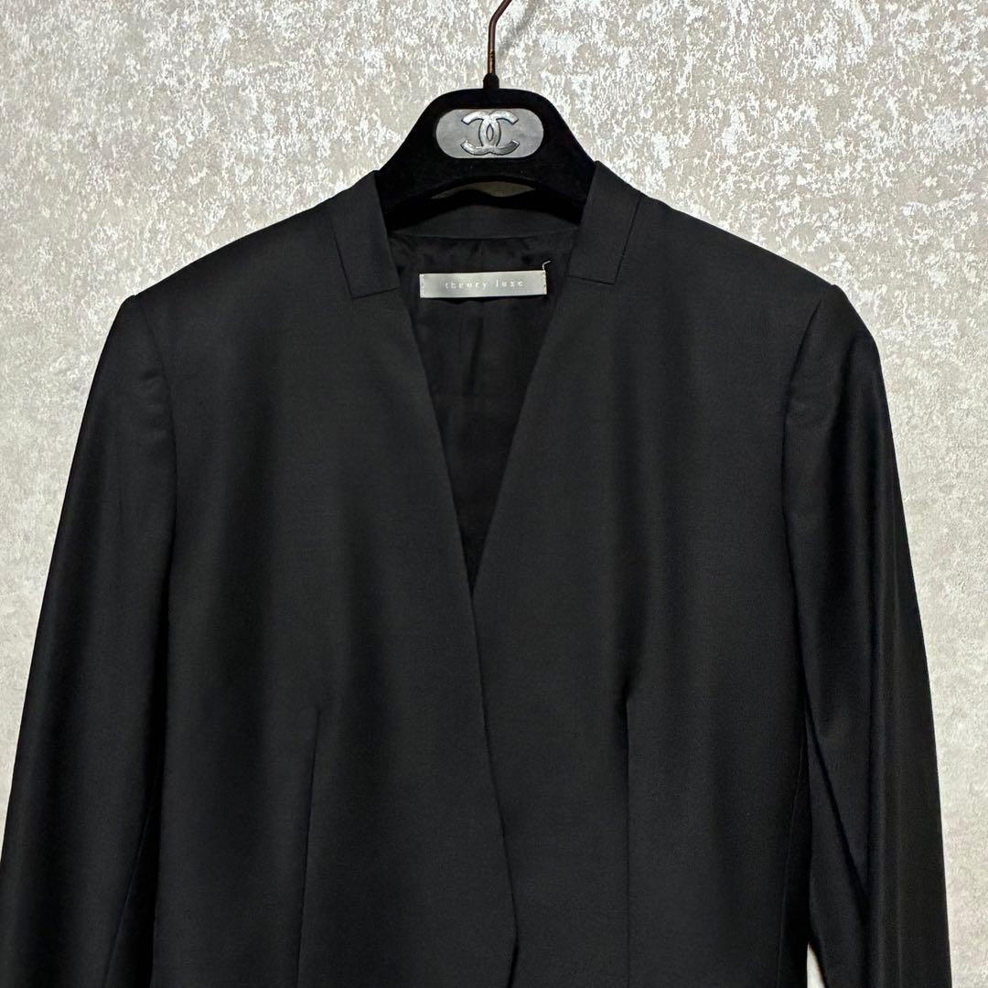 【極美品】22年　セオリーリュクスExecutive セットアップ　スーツ　黒