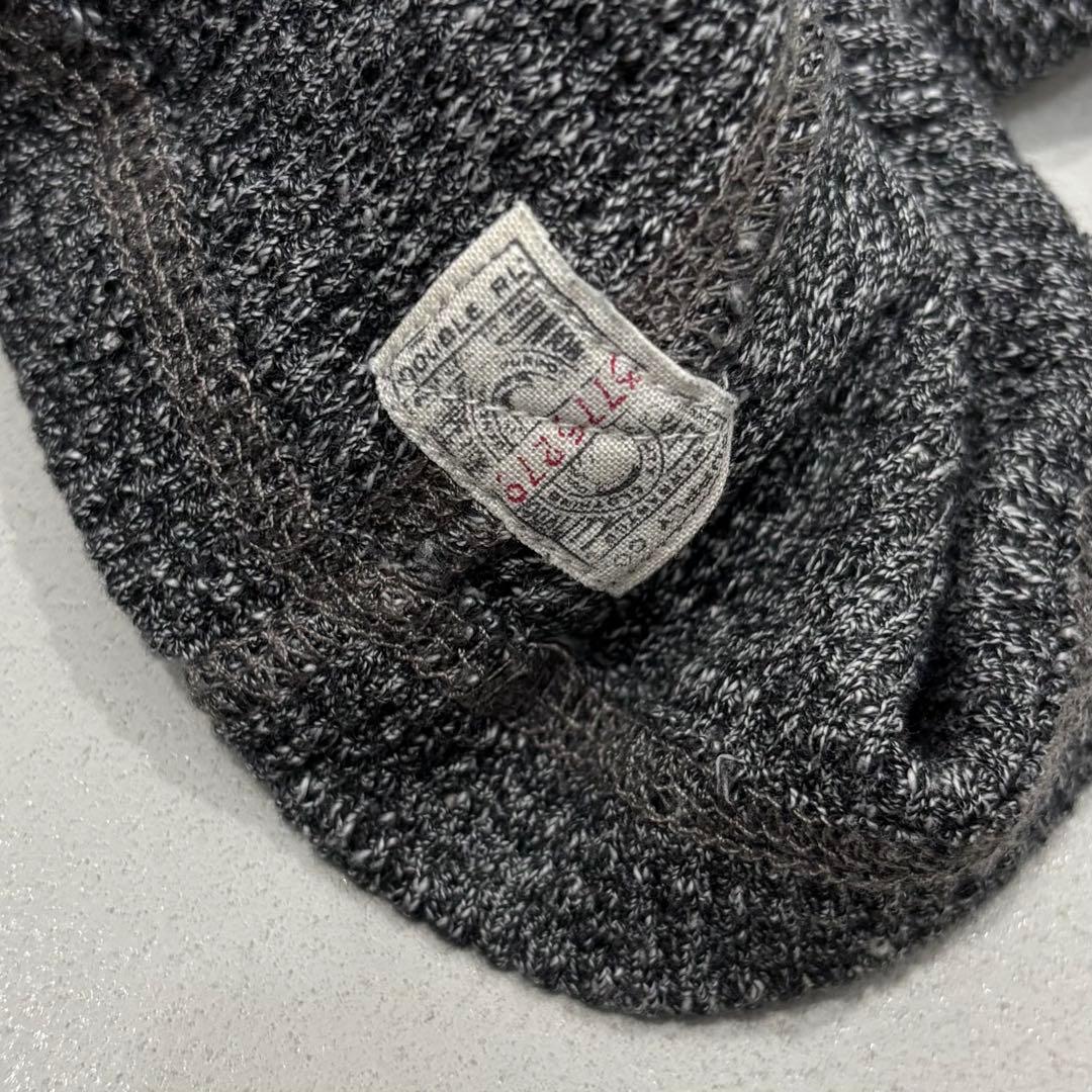 美品 RRL ごま塩 ヘンリー ネック サーマル シャツ ロンT XS ラルフ