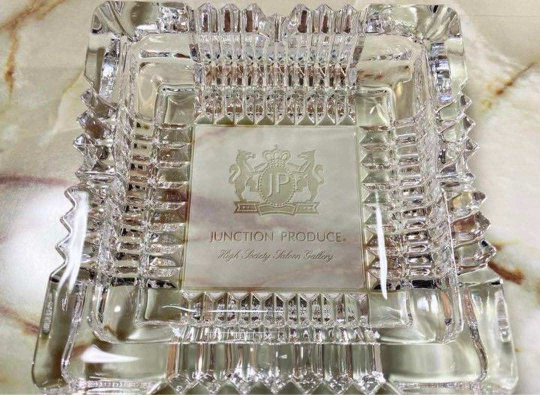 送料込み！　四角　灰皿　本物　ジャンクションプロデュース