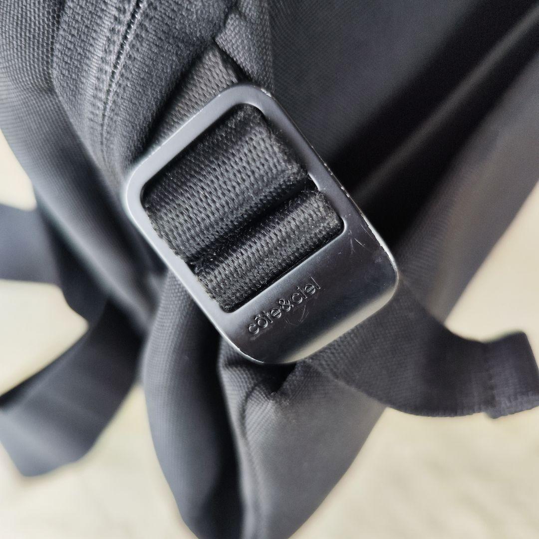 コートエシエル riss リス ボディバッグ 黒 大容量 13インチ 収納可