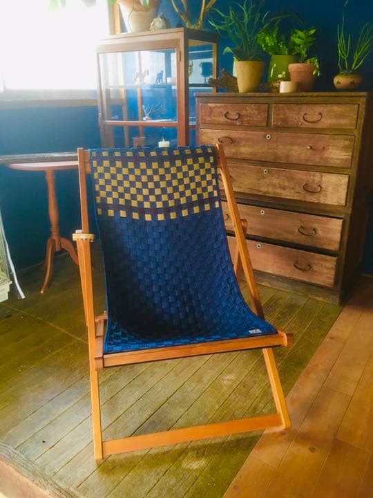 拵ハンモックチェア　こしらえ　ネイビー