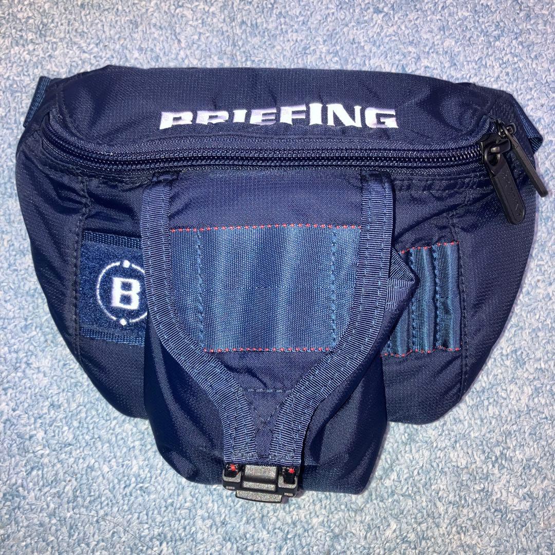 ブリーフィング　ラウンドウエストポーチ ネイビー　2025年モデル
