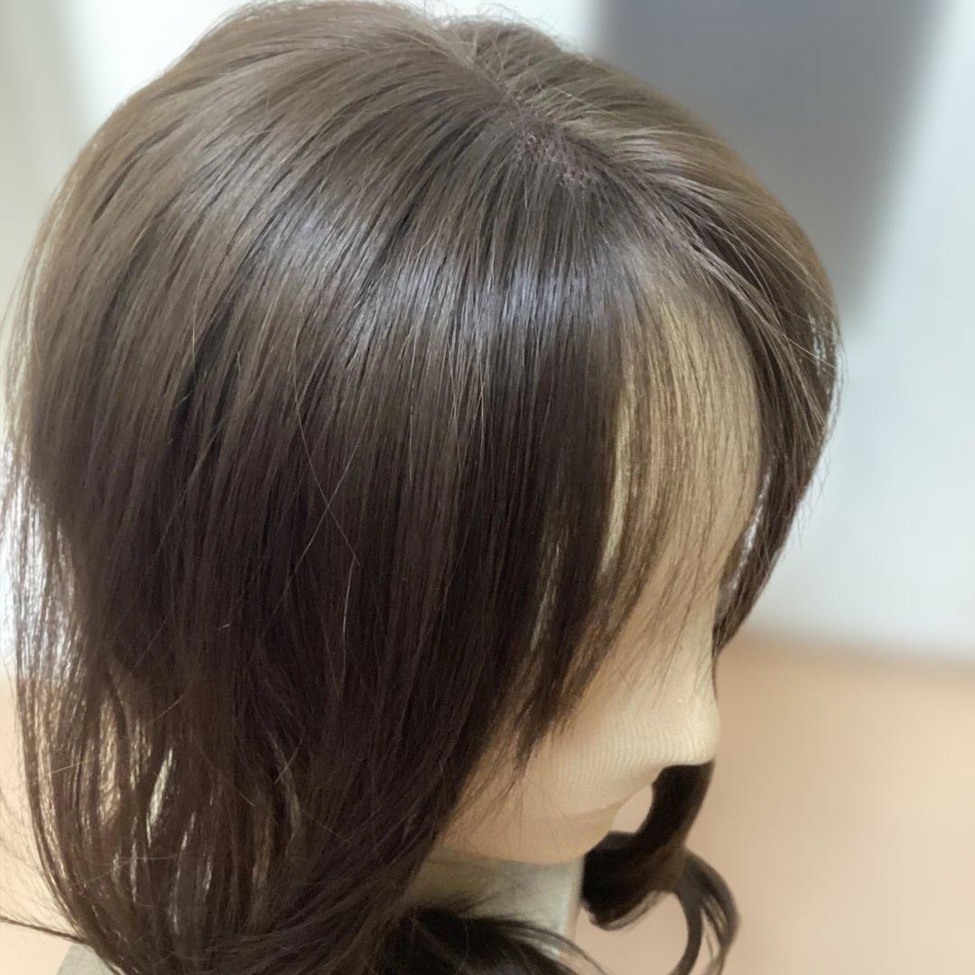 【未使用】ゆるウェーブ　ロングヘアピース　ブラウン