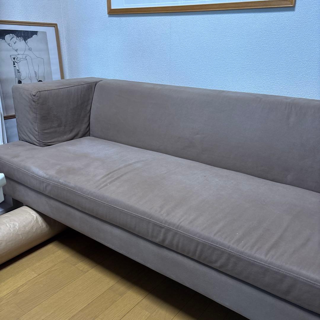 HUKLA/RICCOリコ・D 片アーム３Pソファ3人掛け片肘ダイニングベンチ