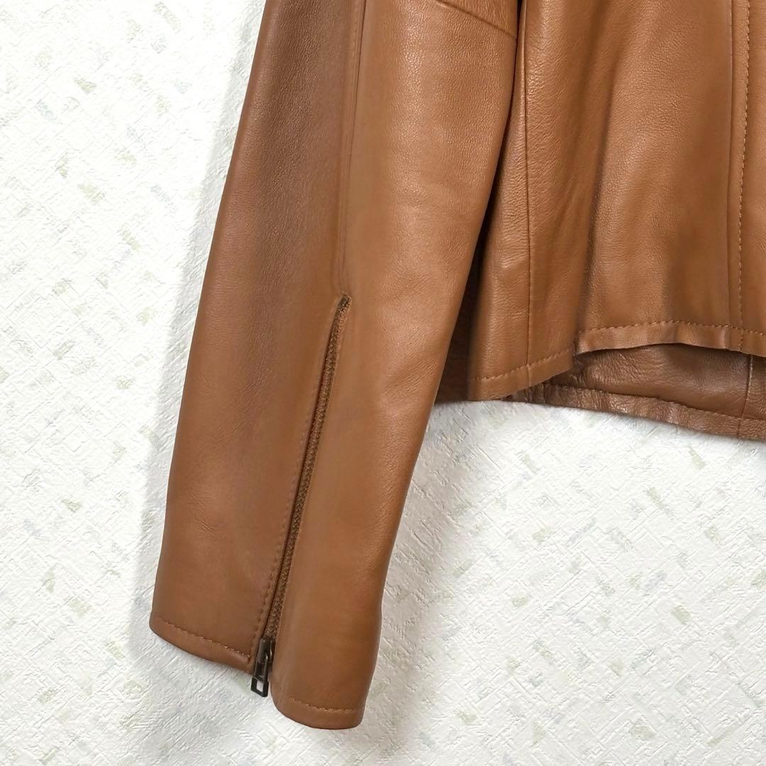 もりのがっこう　羊革　レザー ジャケット L サイズ　レディース