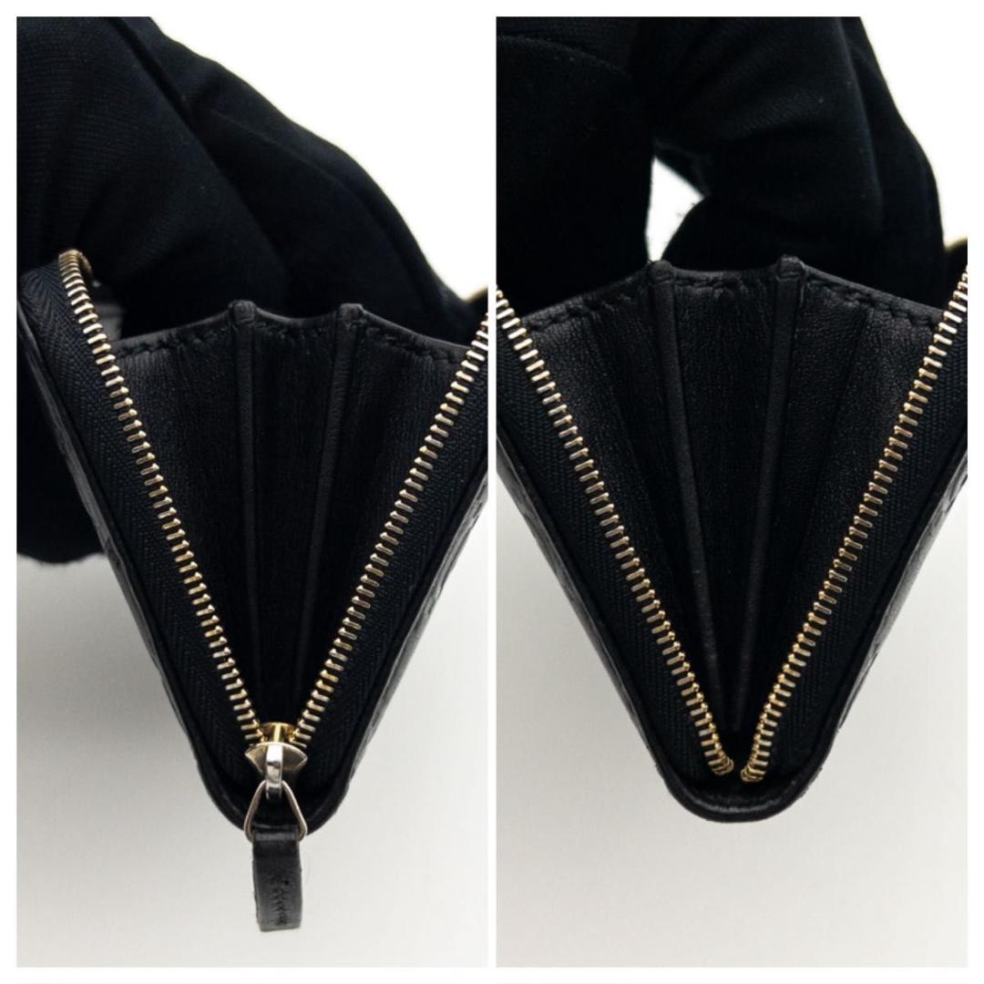【極美品】GUCCI シマ　ケース　小銭入れ　黒