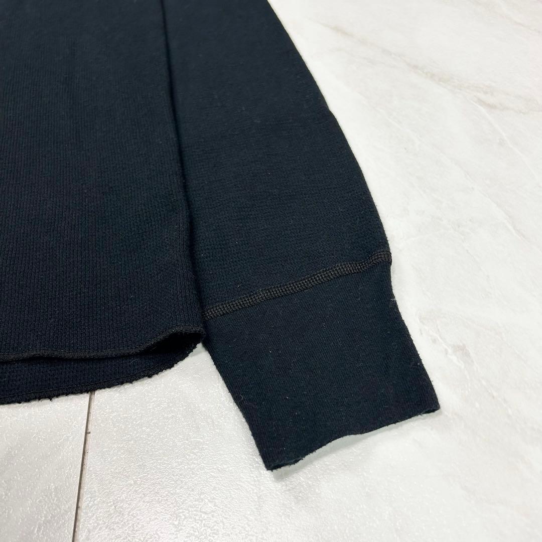 美品 CHROME HEARTS クロムハーツ CHプラス サーマル ロンT 黒