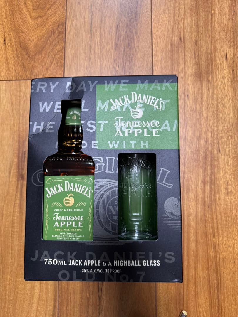 日本未発売！Jack Daniel's テネシーアップル グラス付き
