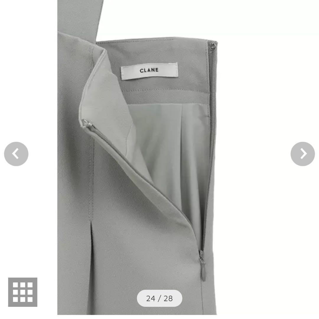 CLANE ハイウエストサスペンダーパンツ ブラック 2025SS