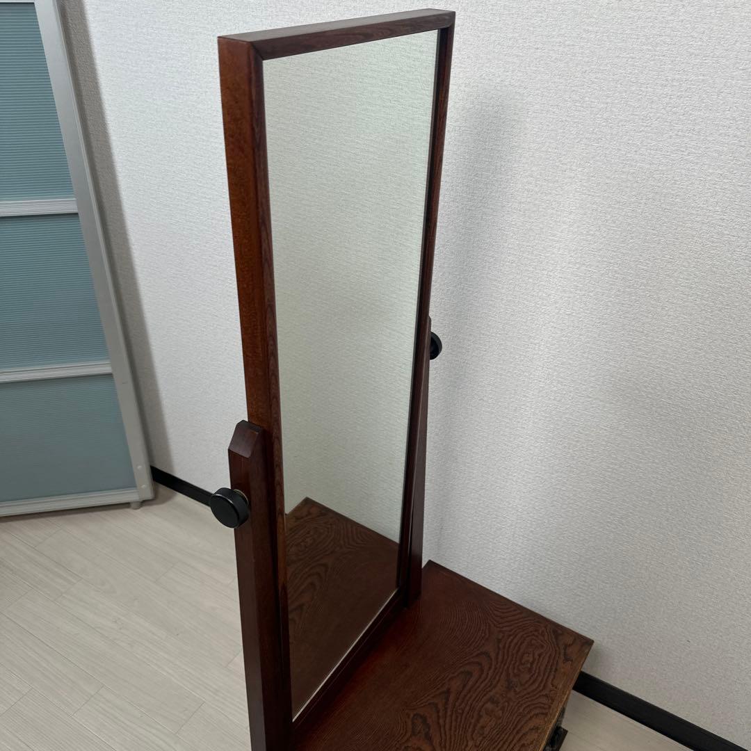 岩谷堂箪笥 鏡台 姿見鏡台 化粧台 一面鏡 全身鏡 伝統民芸 ドレッサー※i4※