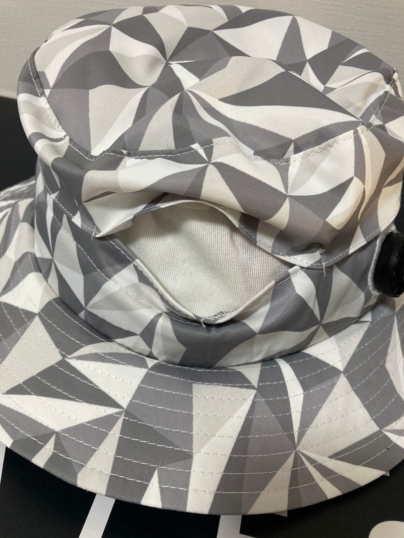 新品 パーリーゲイツ PGG 調整リール付きハット ダイヤモンド柄 兼用モデル