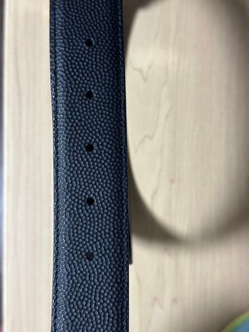 BALLY リバーシブル ベルト レザー Bロゴ ブラック