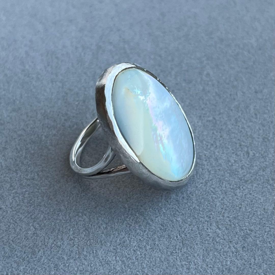 【最終お値下げ】agete 白蝶貝 シェル silver リング
