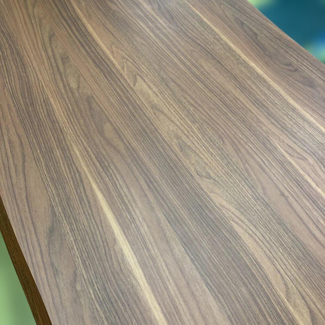 モダン木製ダイニングテーブル　直接引取り