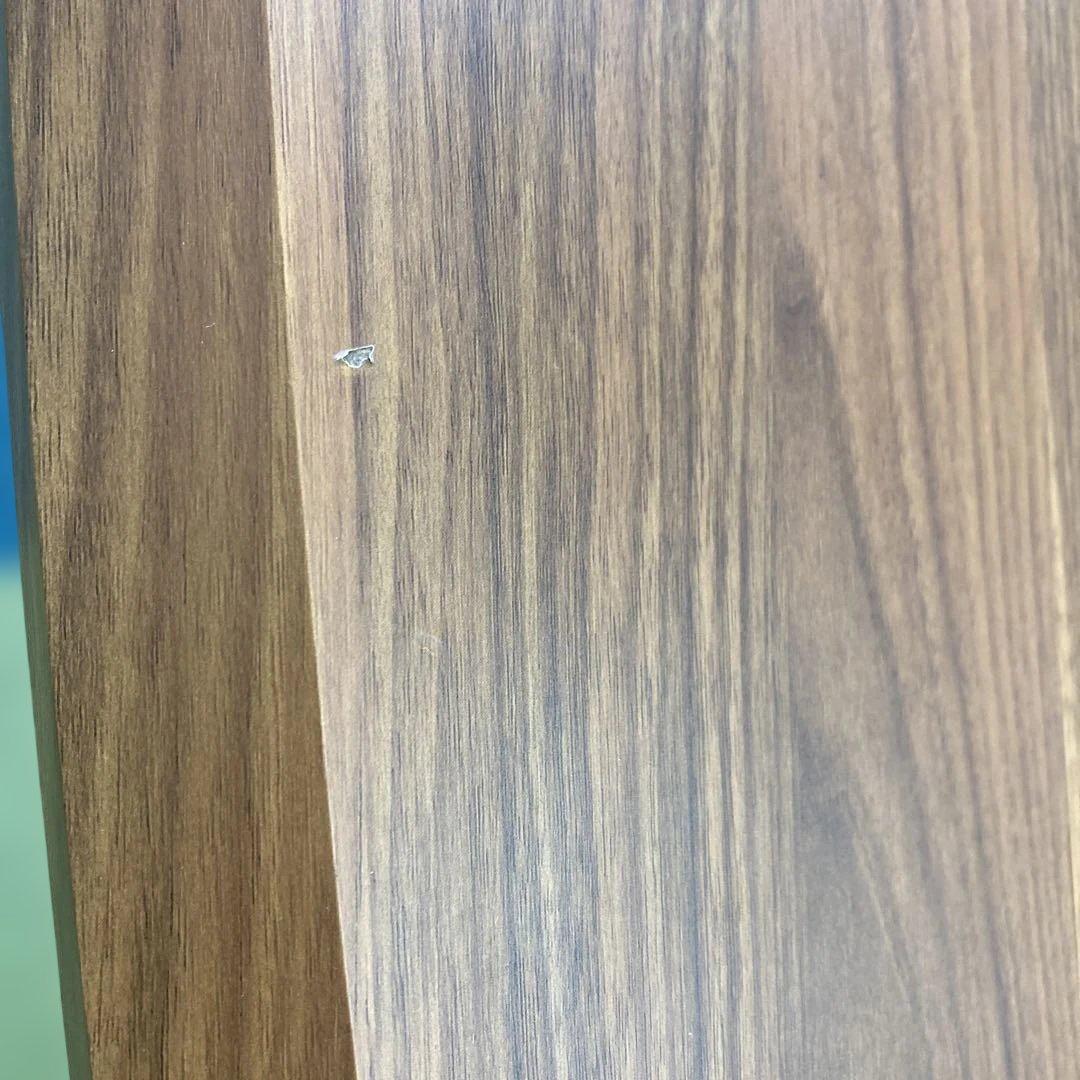 モダン木製ダイニングテーブル　直接引取り