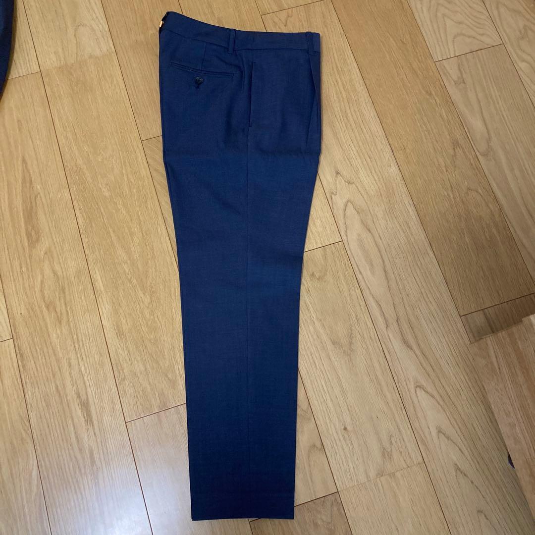 green label relaxingネイビーパンツスーツ38クリーニング済