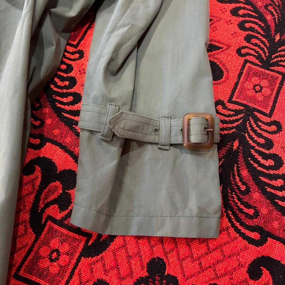 AQUASCUTUM トレンチコート ロング丈 カーキ イングランド製 英国製