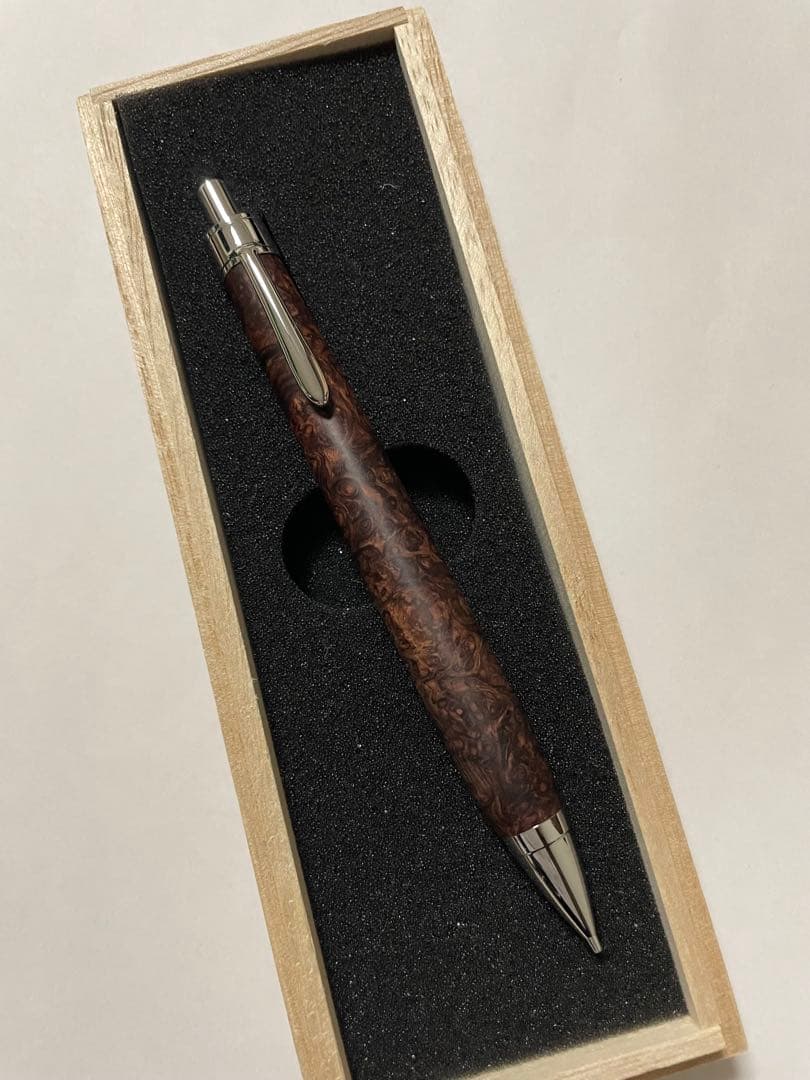 ペン工房翌檜　シャーペン　0.5mm 超極上　ホンジュラスローズウッド　瘤杢