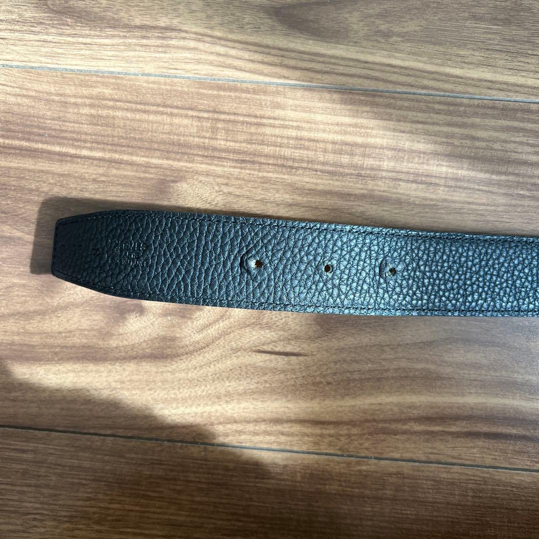 エルメス　エブリン　パンチング　バックル　ベルト　レザーベルト　95