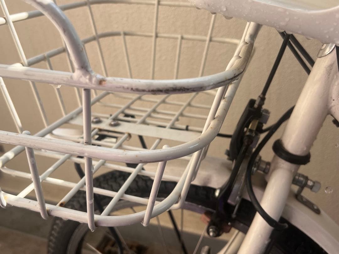 いちゃん⭐︎ビッケ⭐︎電動アシスト自転車 チャイルドシート付き ホワイト大阪