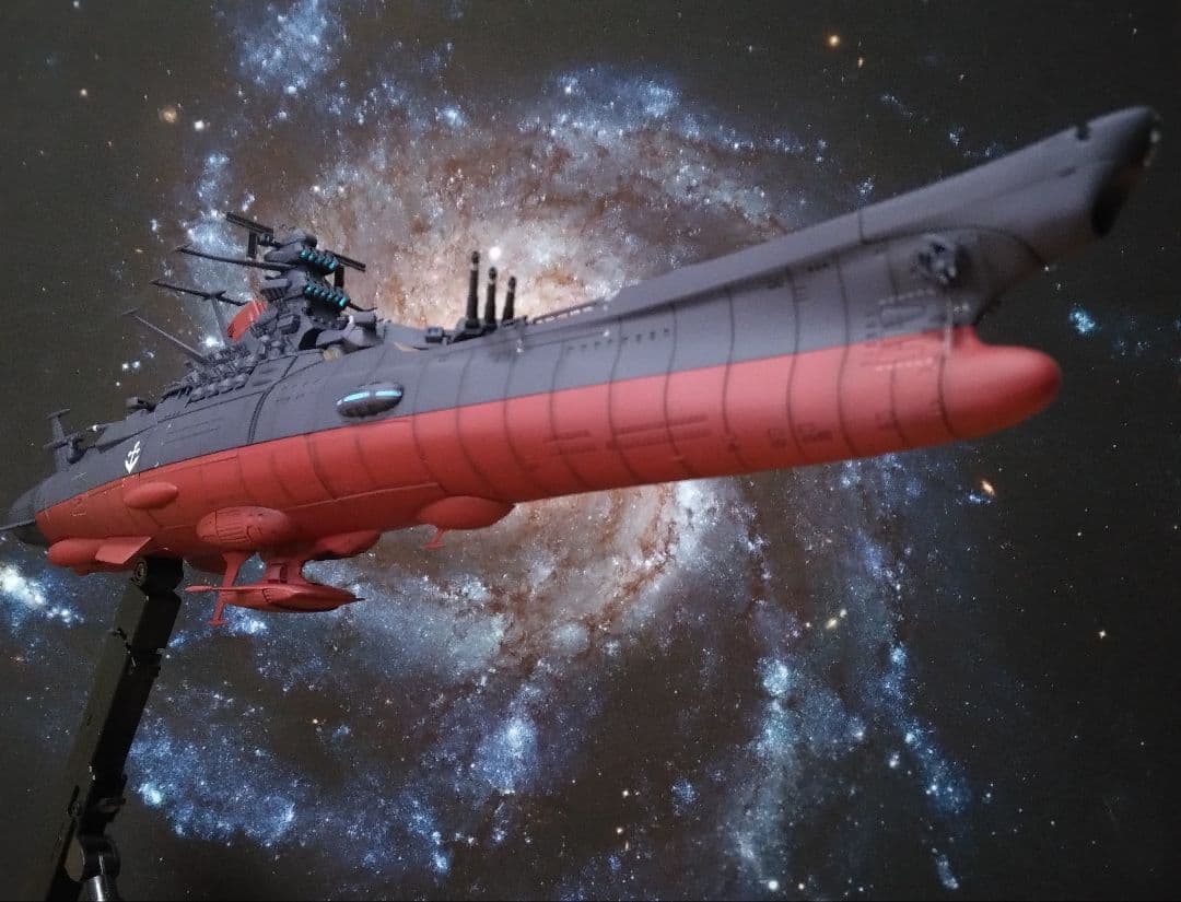 ワ*ル様 1/1000宇宙戦艦ヤマト3199 LED発光全塗装完成品